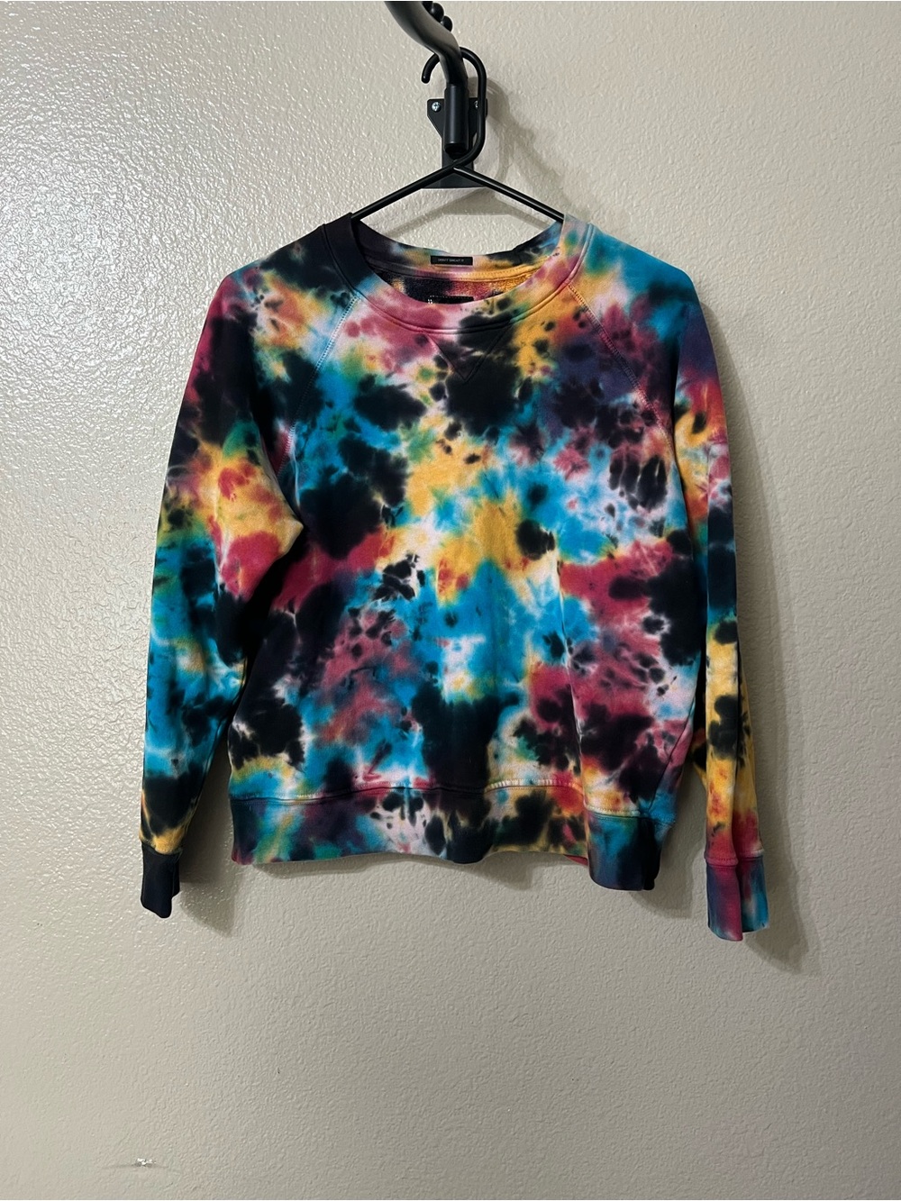 MOTHER- “The Square” Vertigo MuTie-Dye Crewneck pullover-EUC- Med.